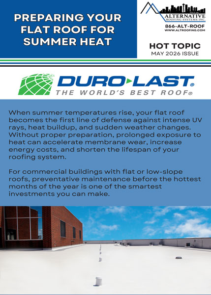 Preparing Your Flat Roof for Summer Heat