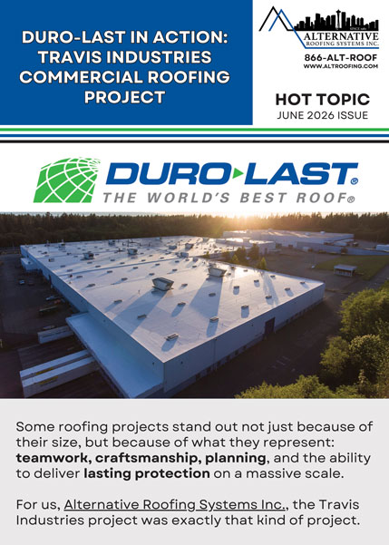 Duro-Last in Action Travis Industries Commercial Roofing Project